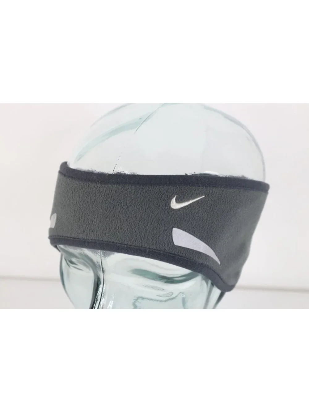 Vintage Y2K Nike Therma Fit Travis Scott Mini Swoosh Reflective Fleece Headband